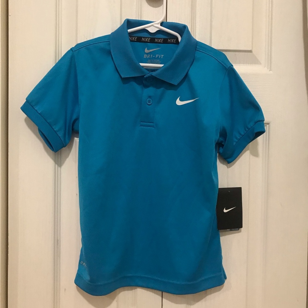 NWT boys blue Nike polo shirt